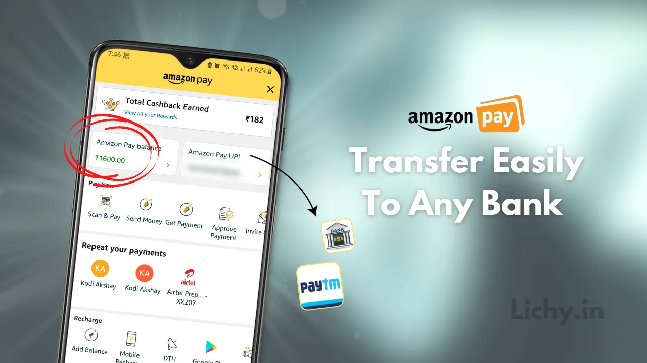 Transfer Amazon Pay Balance to Bank Account [New Method] - Lichy