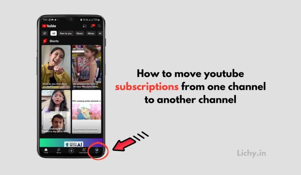 export youtube subscriptions to another account
